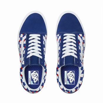 Damske Tenisky Vans x Autism Awareness ComfyCush Old Skool Modre VA28JPAKV